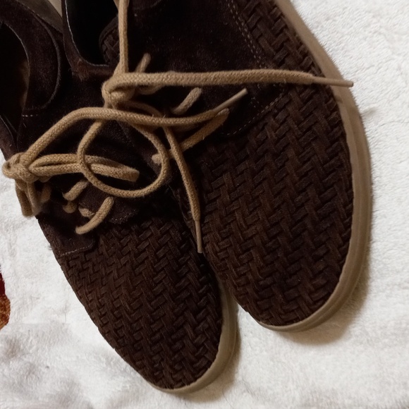 UGG Lace-Up Shoes ENERG Treadlite Brown Suede Sz 11 - Picture 10 of 15